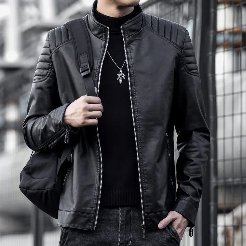 Auron™ Premium Leather Jacket With Imposing Presence