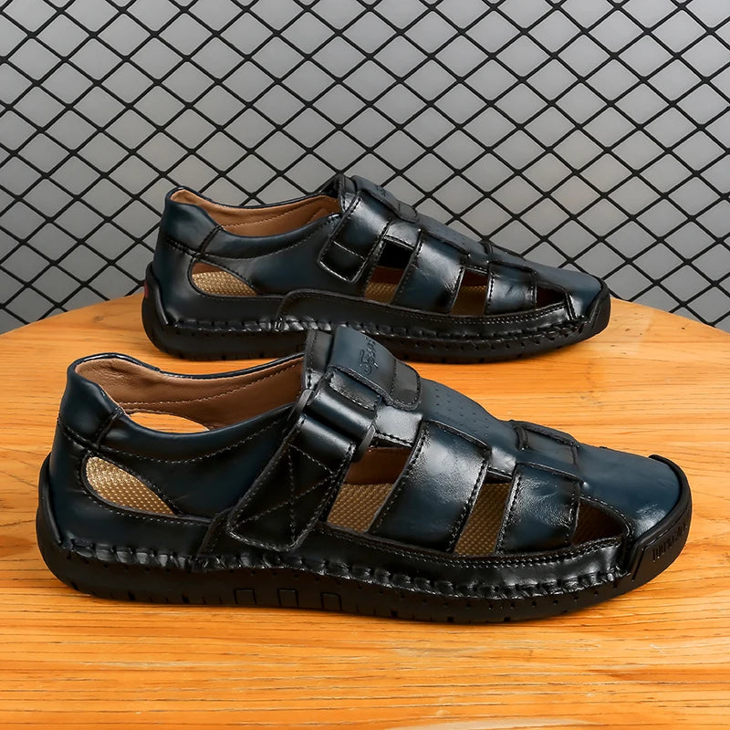 Sandal Darian™ Crafted from Genuine Leather with Natural Rubber Sole