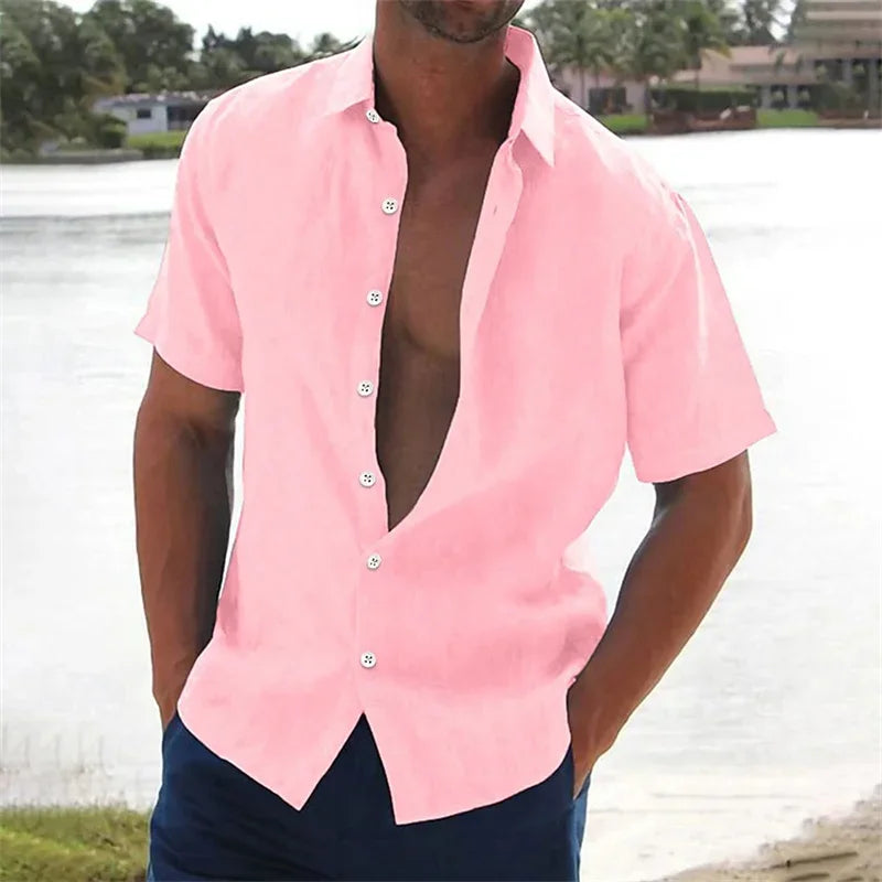 [BUY 1 GET 3] Vibratto™ Shirt in Lightweight Cotton Linen / A Touch of Freshness and Premium Minimalism!