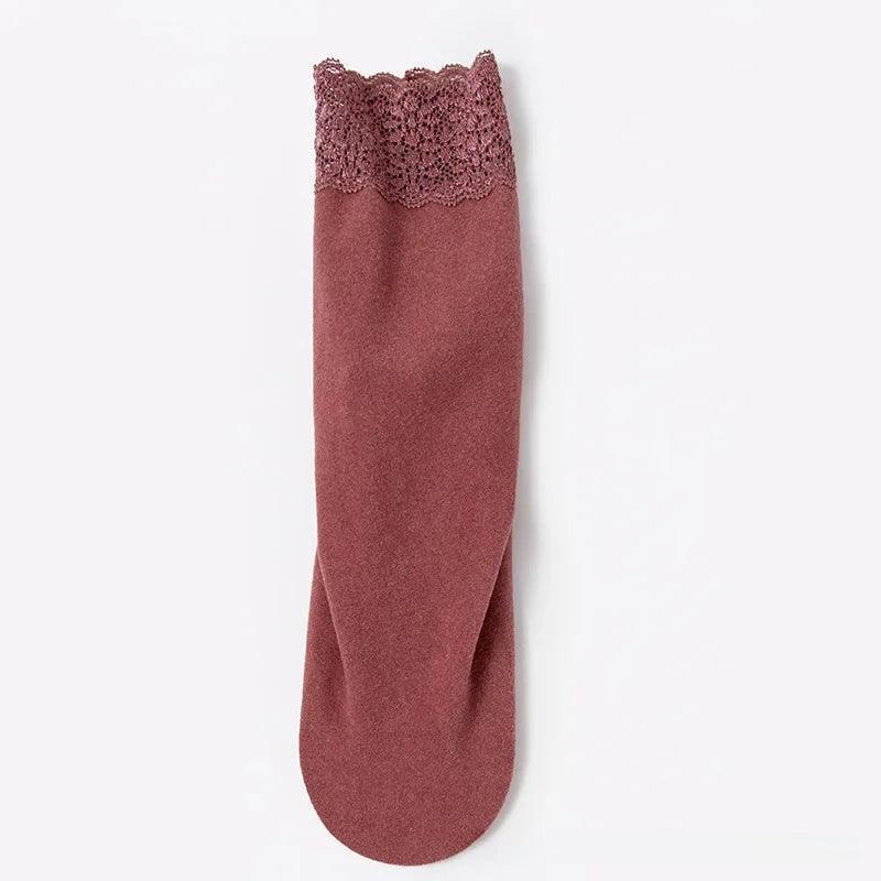 Set of 10 Pairs of Copenhaguen™ Socks / Soft Touch and Glamorous Lace Trim!
