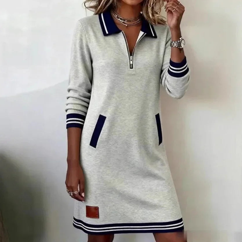 Navelle™ Polo Dress with Effortless Elegance