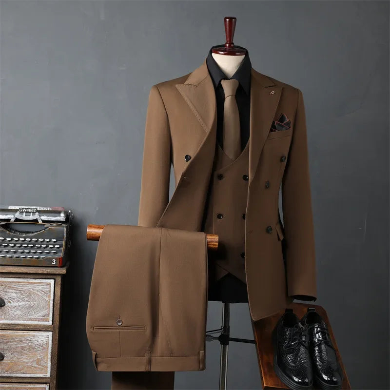 Vossler™ 3-Piece Suit in Premium Tailoring
