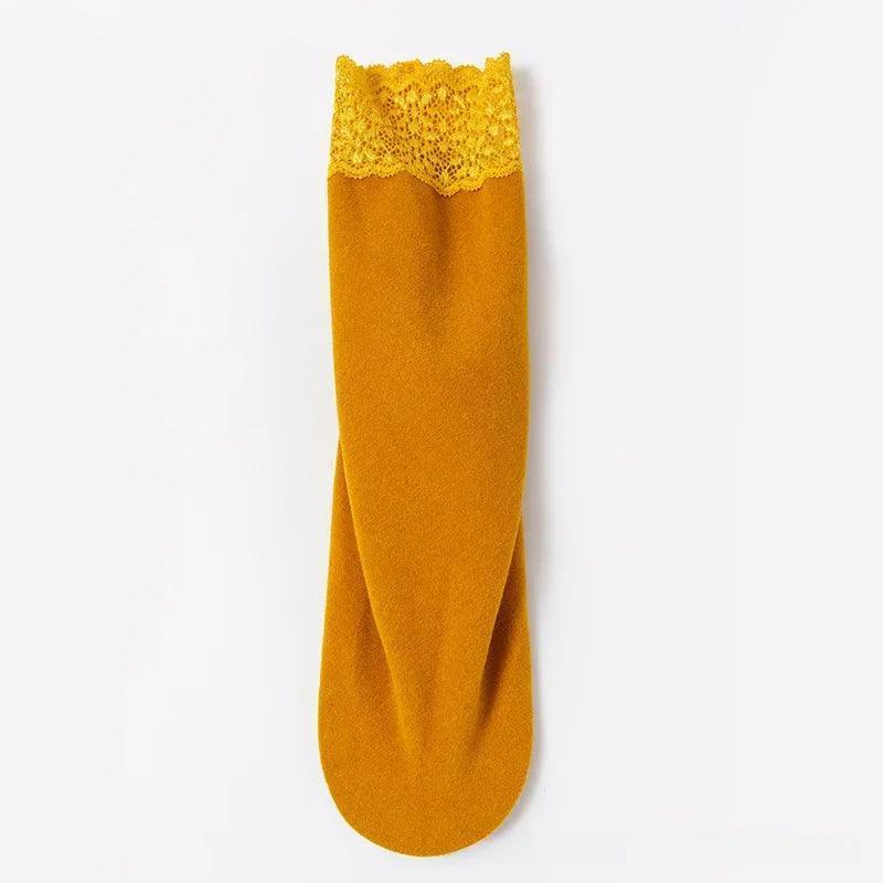 Set of 10 Pairs of Copenhaguen™ Socks / Soft Touch and Glamorous Lace Trim!
