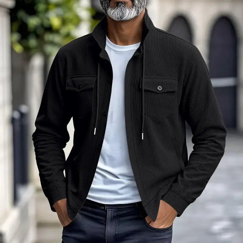 Velkor™ Jacket with Ribbed Texture and Refined Presence