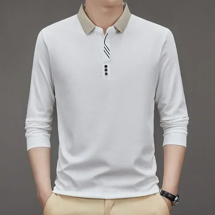 [Big Promo Buy 1 Get One Free]  Men’s Ultra Soft Polo Shirt – Minimalist Design with Maximum Comfort