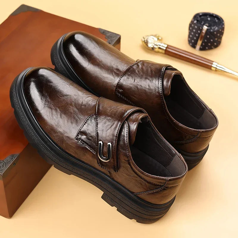 Westbury™ Men's Shoe in Premium Leather with Soft Sole / Refined Elegance for Work and Special Occasions!