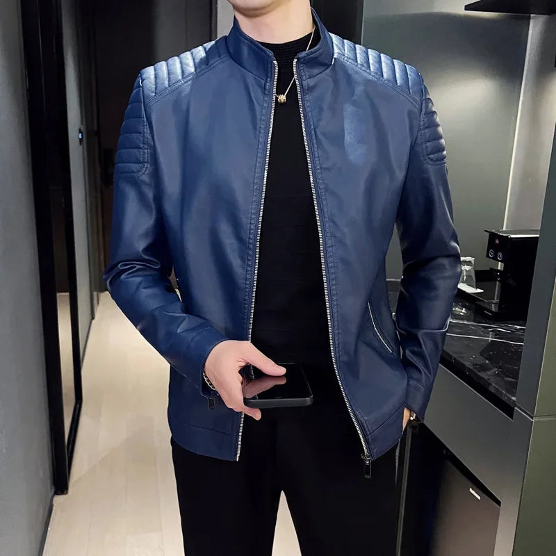 Auron™ Premium Leather Jacket With Imposing Presence