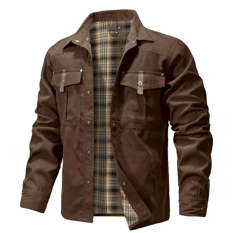 Ironwood™ Overshirt Jacket With Plaid Interior Lining