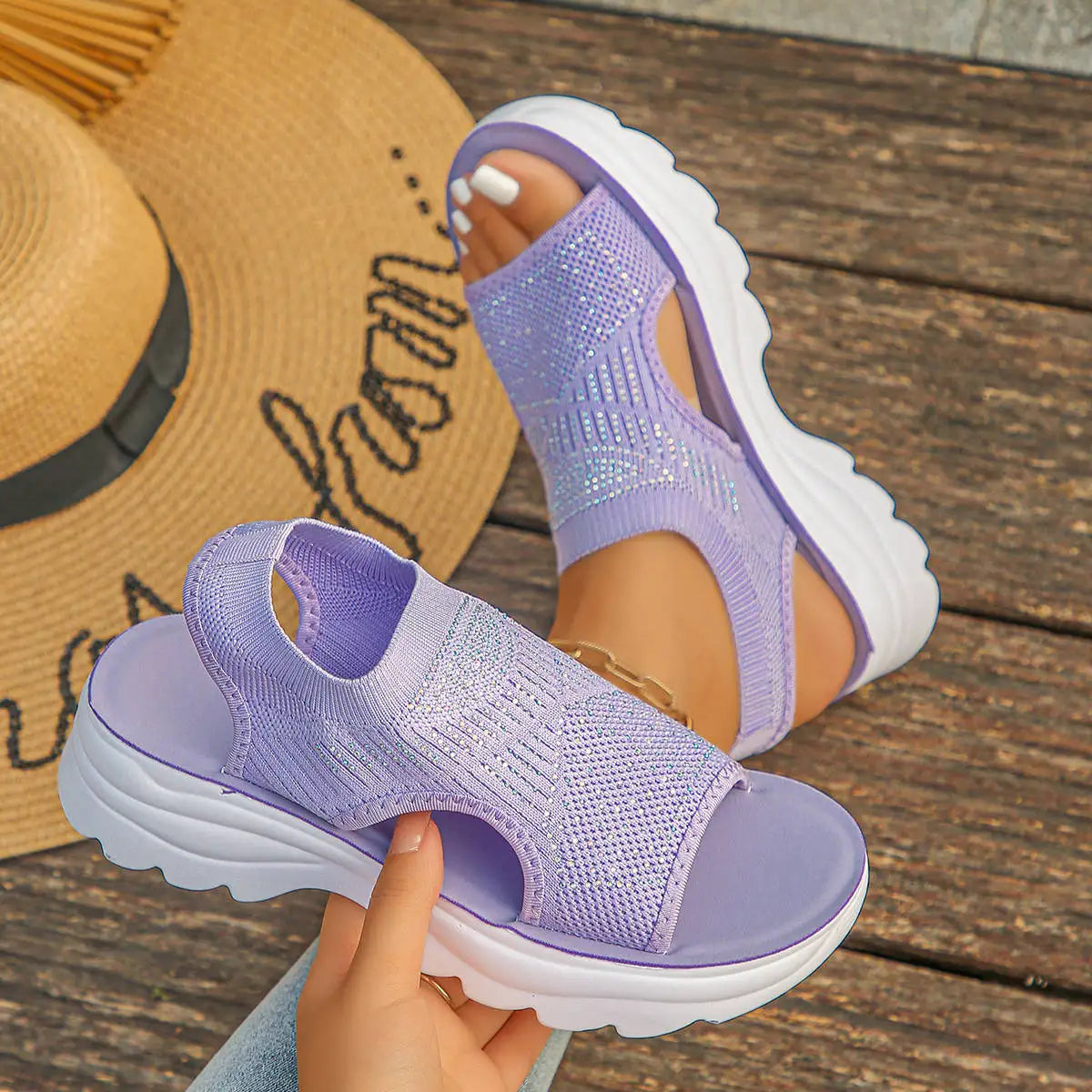 Comfortelle™ Sandals with Anatomical Sole and Premium Lightweight Comfort