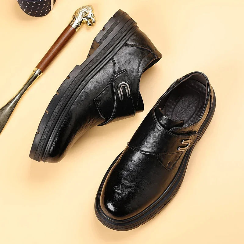 Westbury™ Men's Shoe in Premium Leather with Soft Sole / Refined Elegance for Work and Special Occasions!