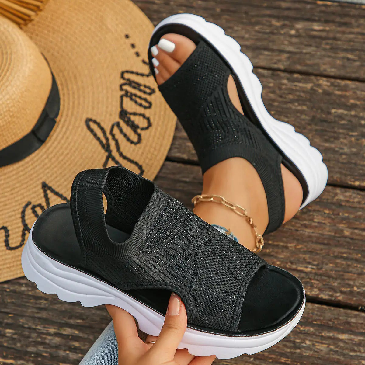 Comfortelle™ Sandals with Anatomical Sole and Premium Lightweight Comfort