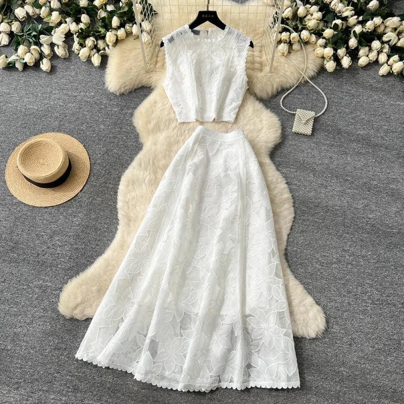 Alessa™ Floral Tulle Set with Delicate Elegance