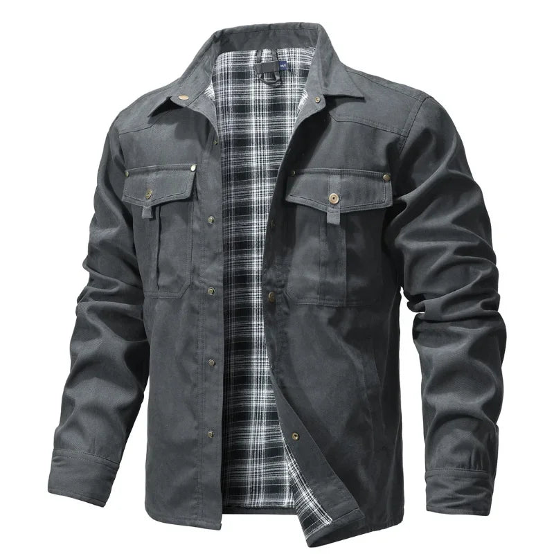 Ironwood™ Overshirt Jacket With Plaid Interior Lining