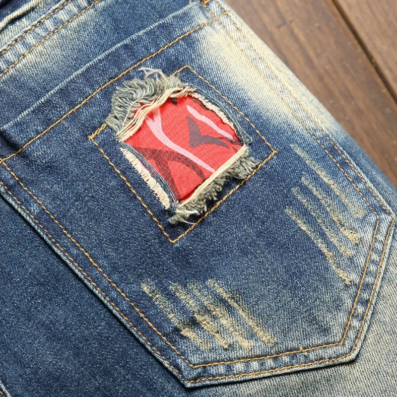 Dante™ Premium Denim Shorts with Stone Wash