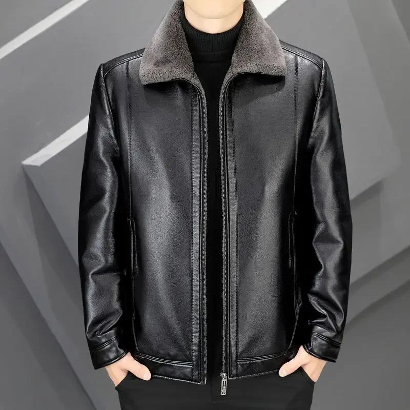 Blackridge™ Jacket in Premium Leather with Thermal Lining