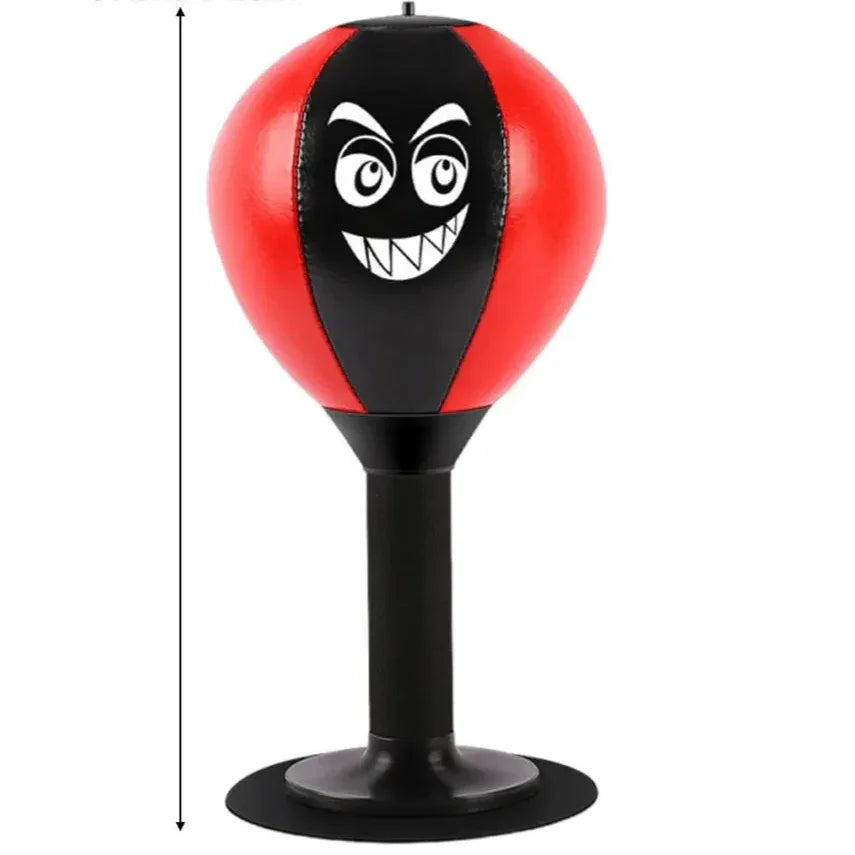 Punch Buddy™ Stress Relief Bag with Stable Suction Base and Funny Face / Instant Relief for Your Most Stressful Days!