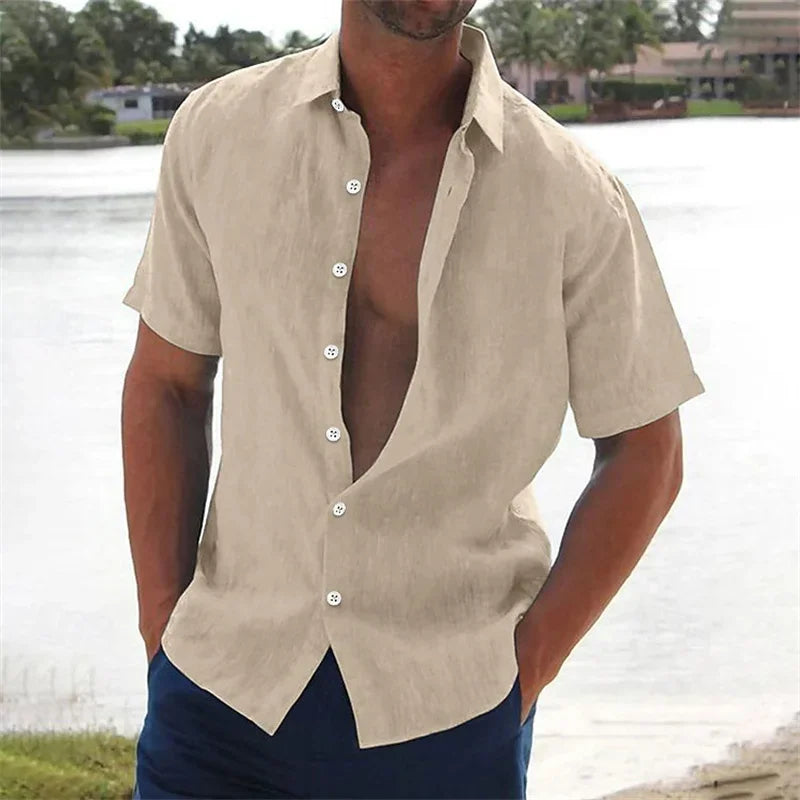 [BUY 1 GET 3] Vibratto™ Shirt in Lightweight Cotton Linen / A Touch of Freshness and Premium Minimalism!