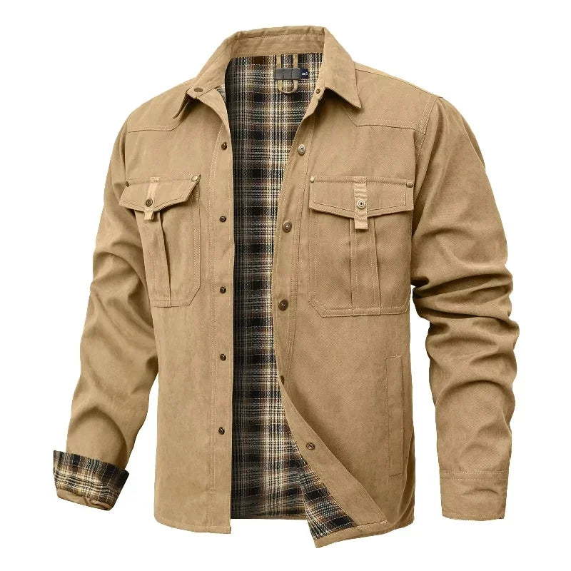 Ironwood™ Overshirt Jacket With Plaid Interior Lining