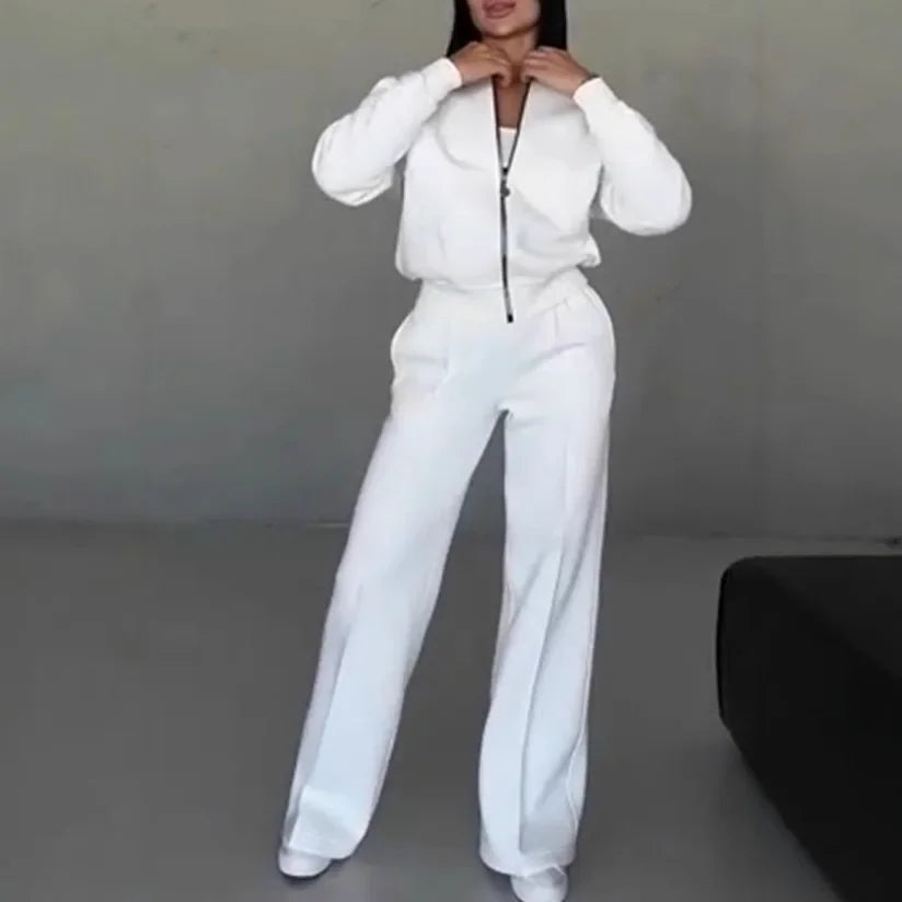Naomi™ Premium Sweatshirt Set with Zip-Up Jacket