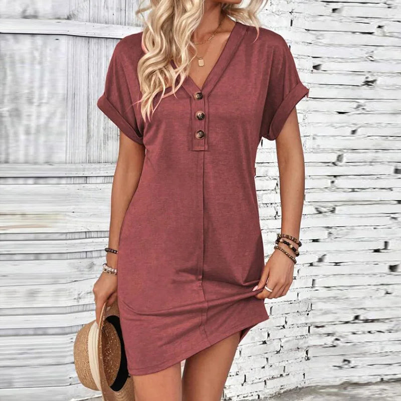 Audrey™ Dress with Casual Fit and V-Neckline
