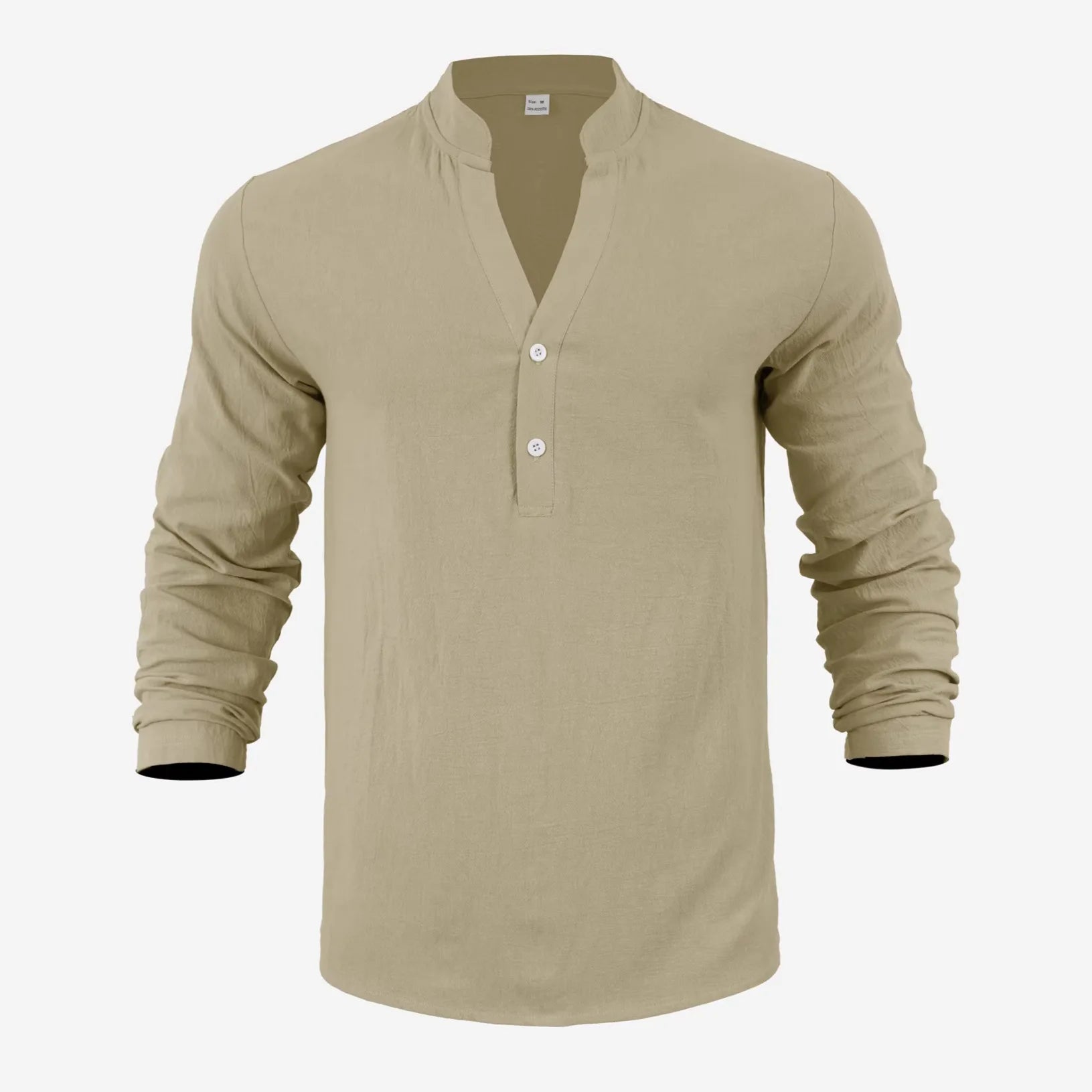 Stephan™ Cotton Linen Shirt With Minimalist Design