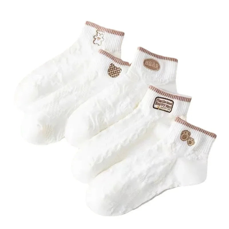 🔥 Buy 5, Get 10🔥 Pairs Aphrodite™ Socks Kit Delicate Touch - Comfort and Elegance for your Feet, Every Day!