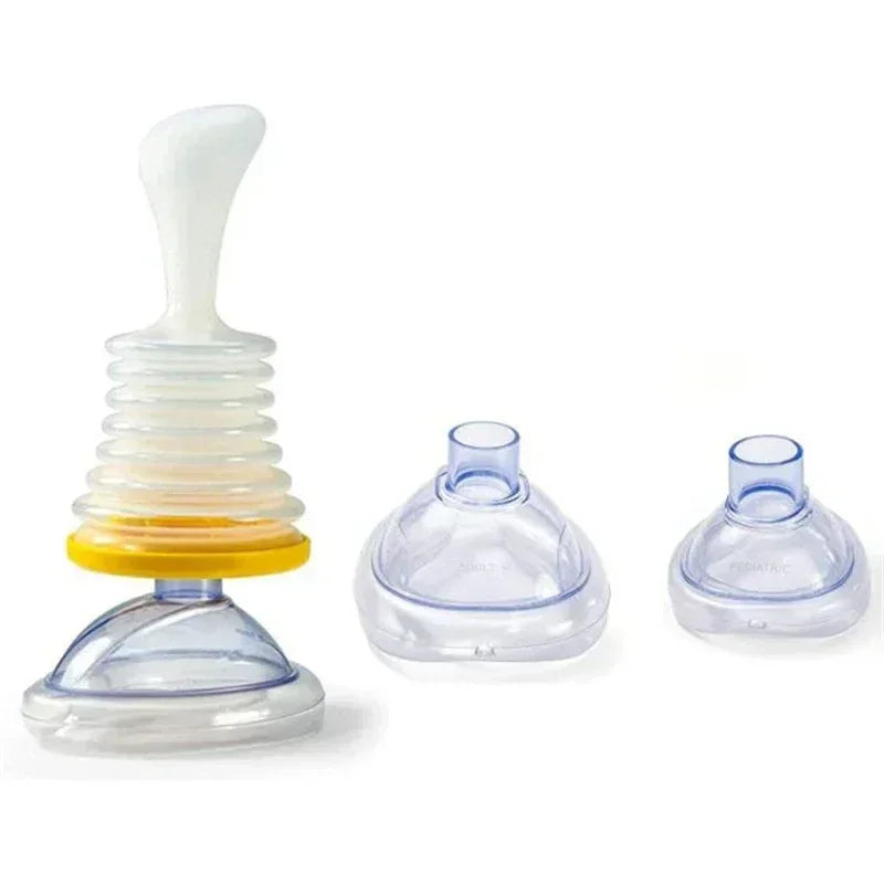 Anti-Suffocation Rescue Mask with Pressure Pump / Practicality and Safety at Your Fingertips!