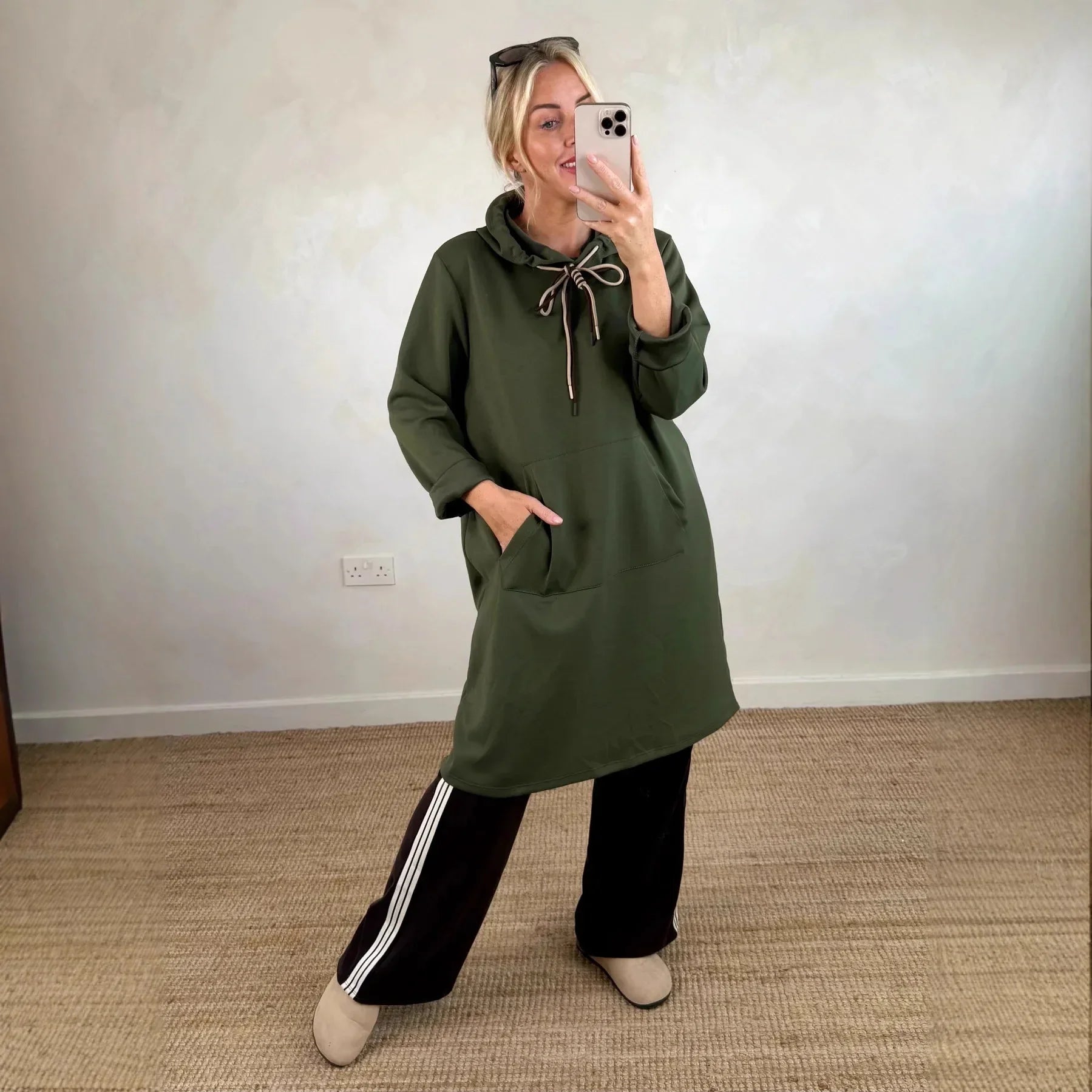 Dalen™ Dress-Style Hoodie with Urban Design