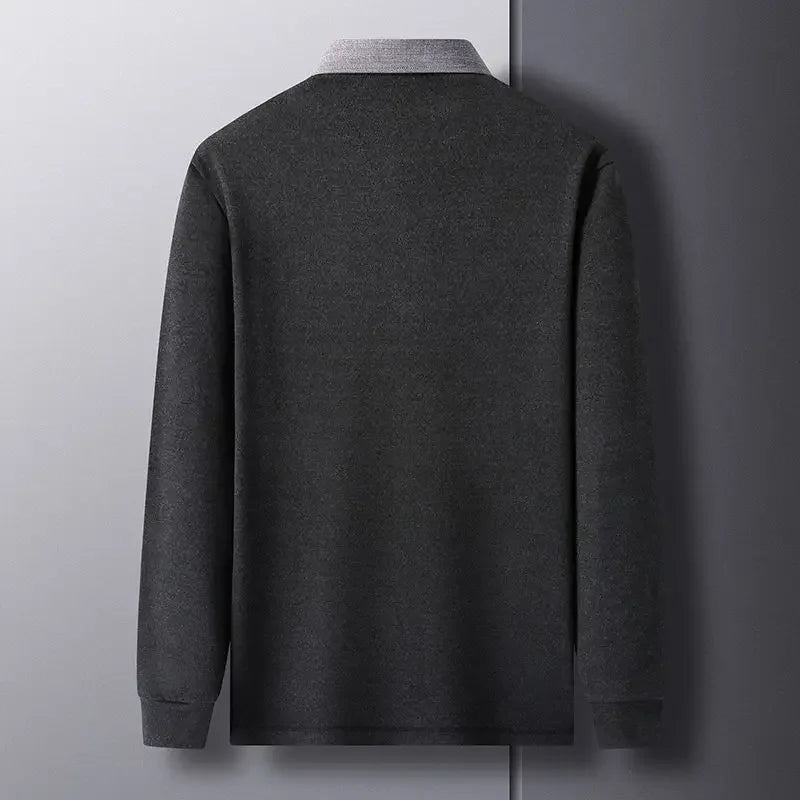 Men’s Two-in-One Cardigan Shirt – Layered Elegance with Everyday Comfort