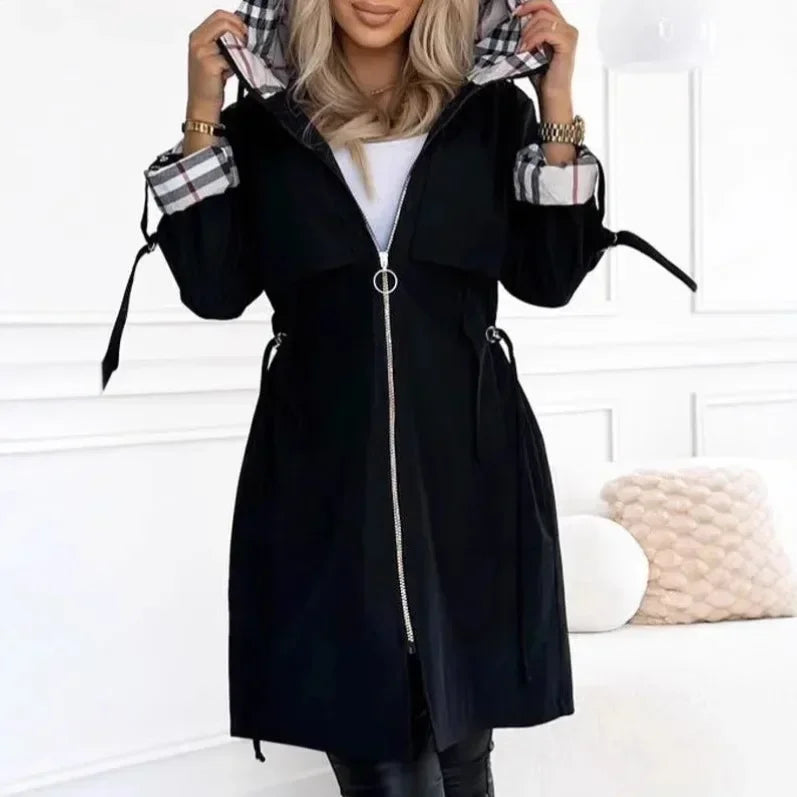 Cambridge™ Coat with Urban Cutouts and Premium Details / Add a Touch of Chic to Your Winter Look!