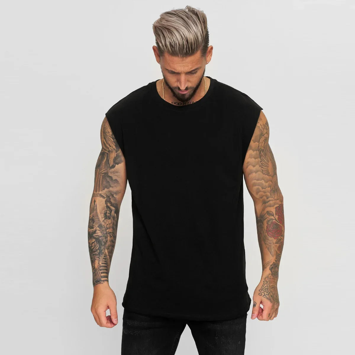 Kryven™ Premium Knit Tank Top with Muscle Fit