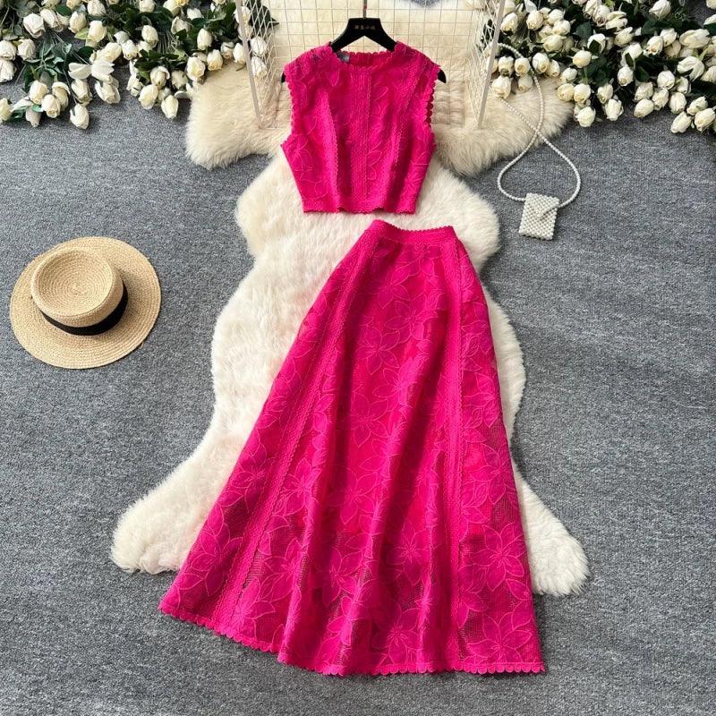 Alessa™ Floral Tulle Set with Delicate Elegance