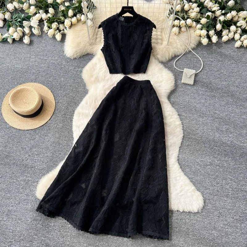 Alessa™ Floral Tulle Set with Delicate Elegance