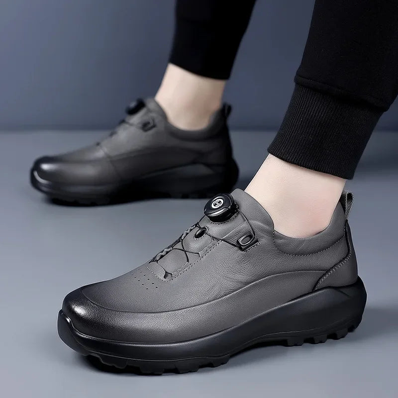 Altair™ Premium Leather Shoe with High-Durability Construction
