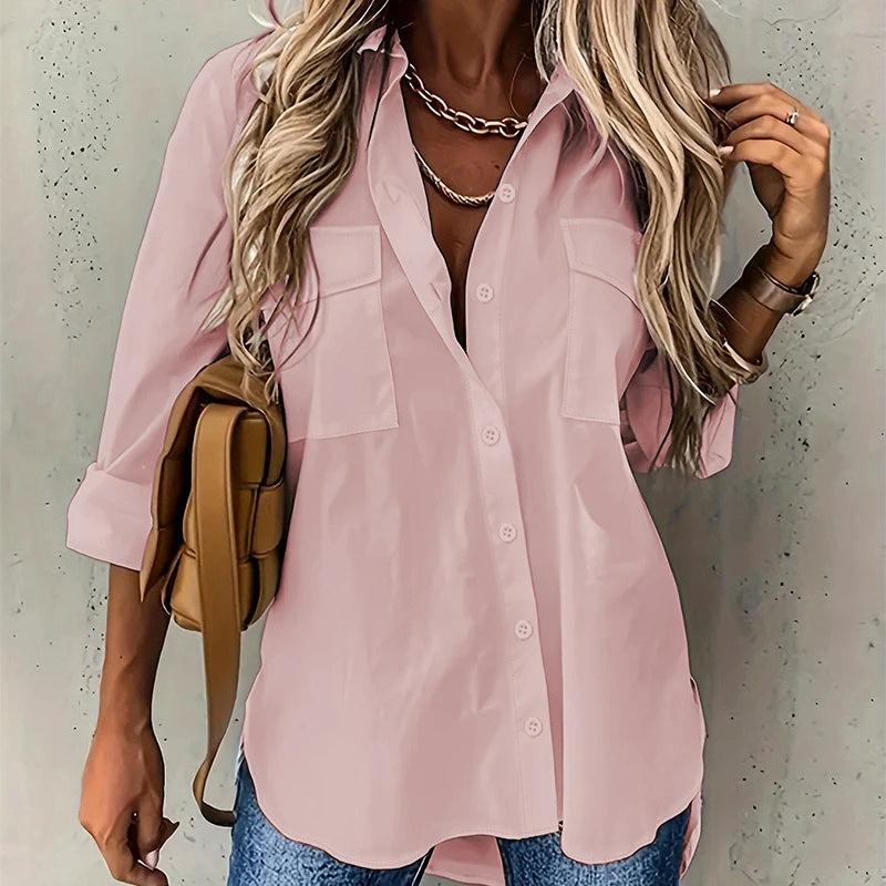 Lisanne™ Relaxed-Fit Shirt With Front Chest Pockets