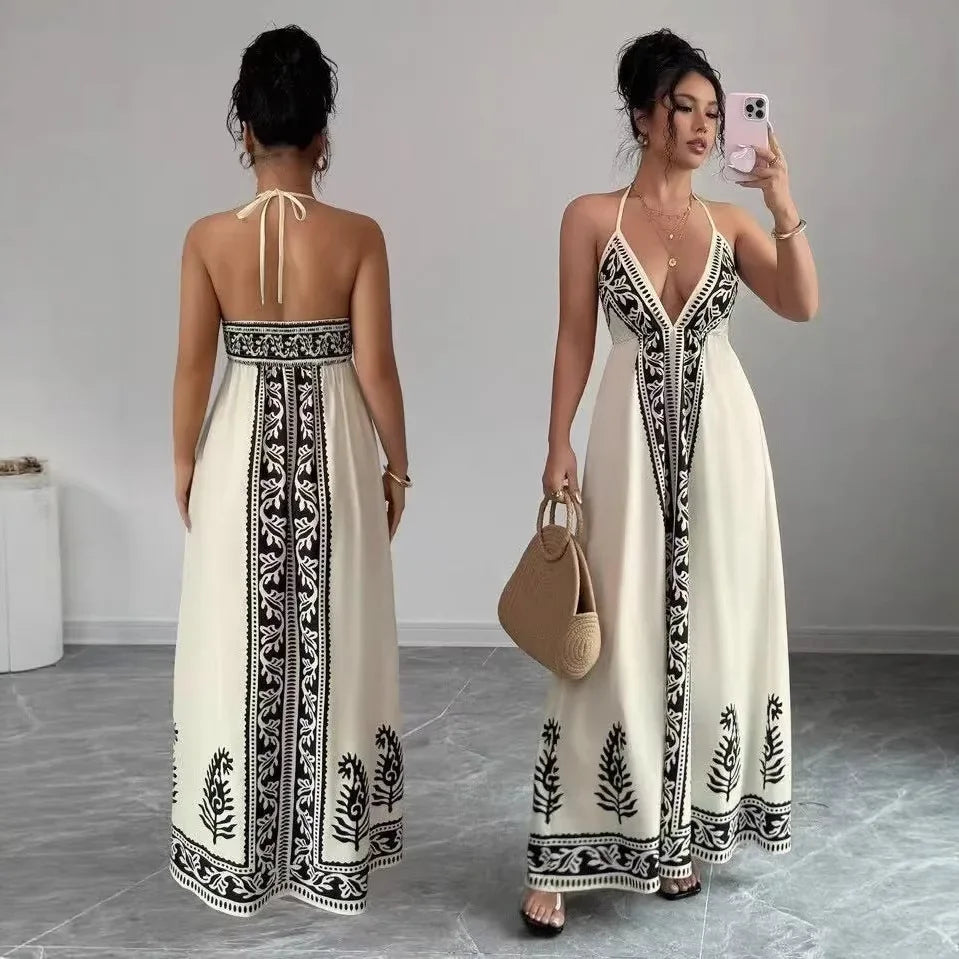 Bellamara™ Dress with a Loose Fit and Mediterranean Style