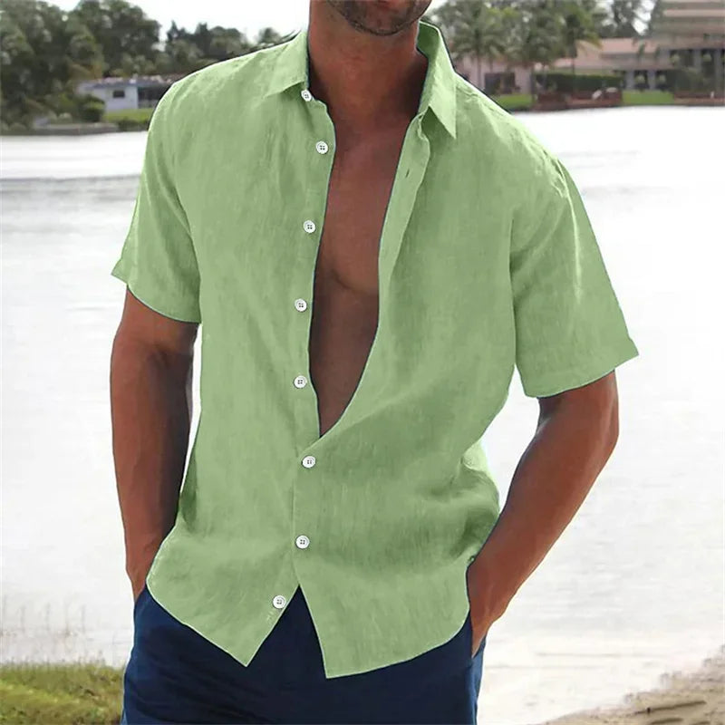 [BUY 1 GET 3] Vibratto™ Shirt in Lightweight Cotton Linen / A Touch of Freshness and Premium Minimalism!