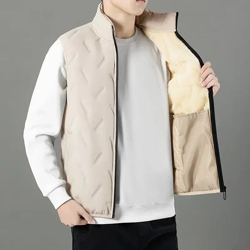 Oslo™ Men's Vest with Sherpa Lining and Modern Cut / The Essential for Men Who Face the Day with Attitude!
