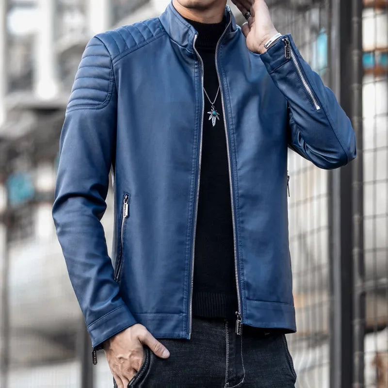 Auron™ Premium Leather Jacket With Imposing Presence