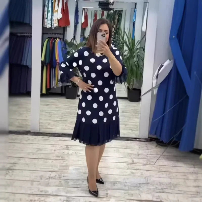 Cecilia™ Classic Midi Ruffle Dress