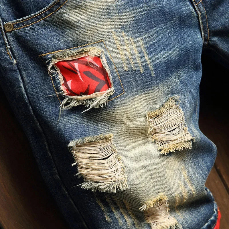 Dante™ Premium Denim Shorts with Stone Wash