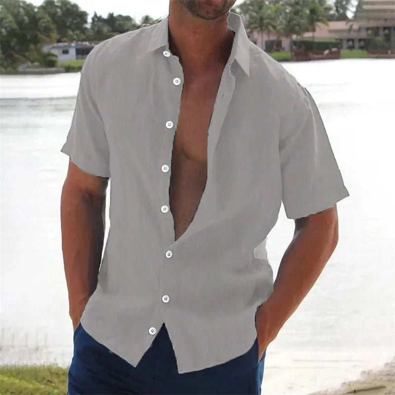 [BUY 1 GET 3] Vibratto™ Shirt in Lightweight Cotton Linen / A Touch of Freshness and Premium Minimalism!