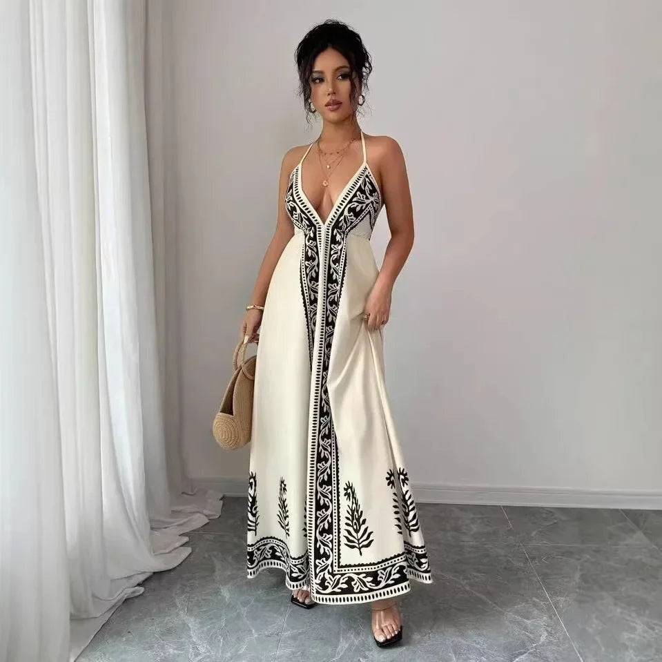 Bellamara™ Dress with a Loose Fit and Mediterranean Style