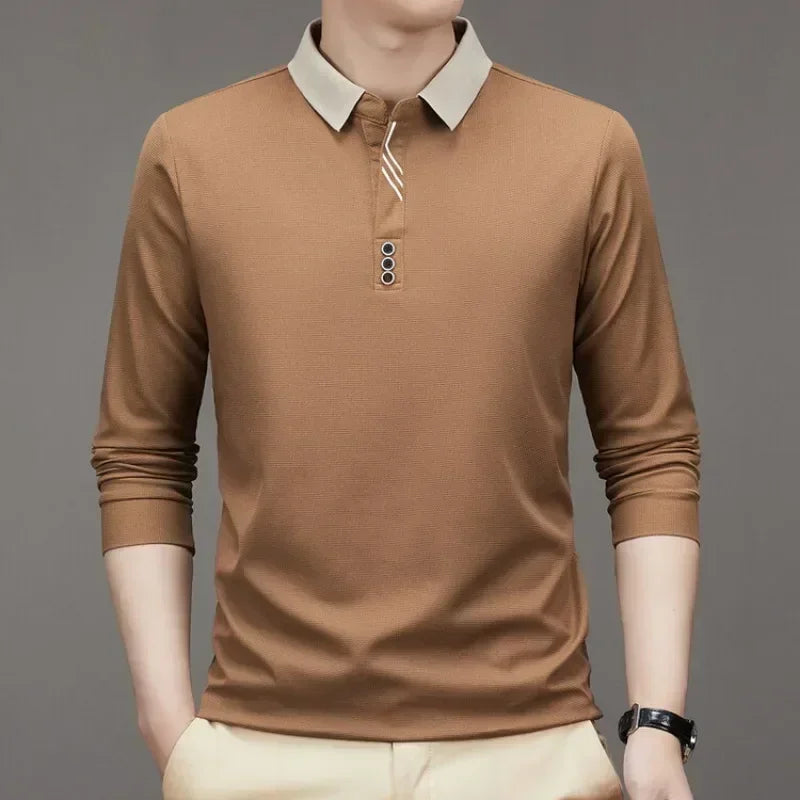 [Big Promo Buy 1 Get One Free]  Men’s Ultra Soft Polo Shirt – Minimalist Design with Maximum Comfort