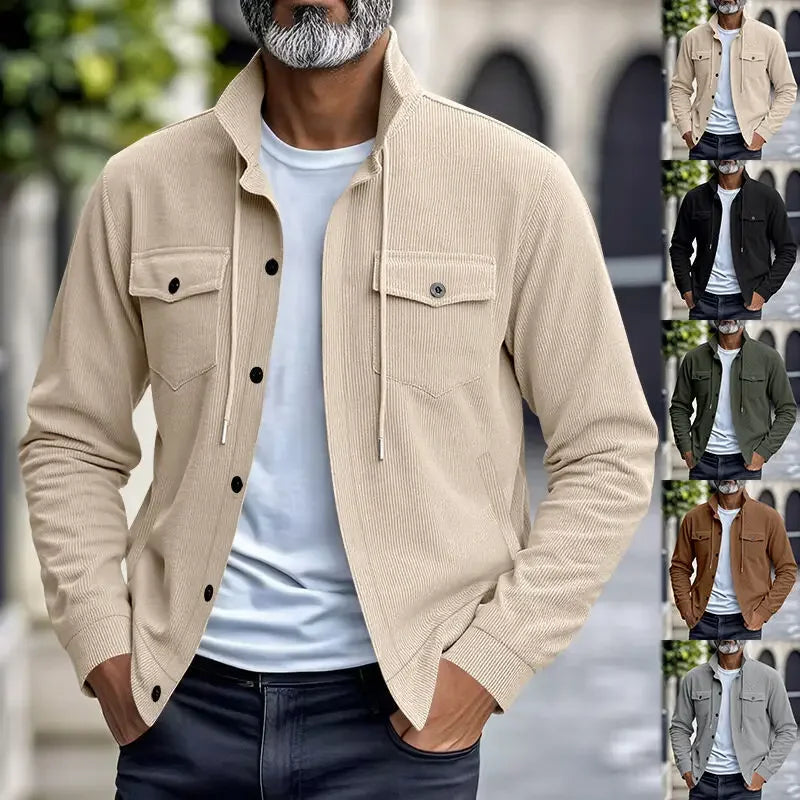 Velkor™ Jacket with Ribbed Texture and Refined Presence