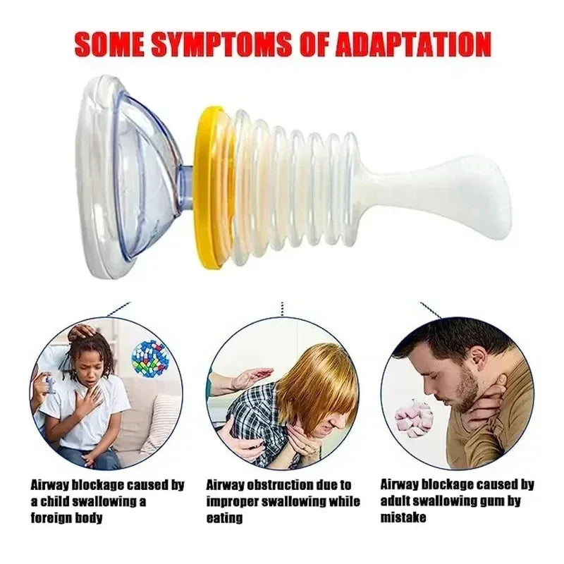 Anti-Suffocation Rescue Mask with Pressure Pump / Practicality and Safety at Your Fingertips!