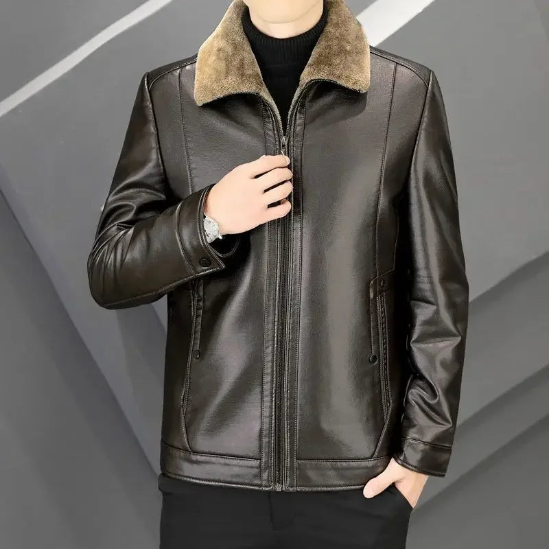 Blackridge™ Jacket in Premium Leather with Thermal Lining