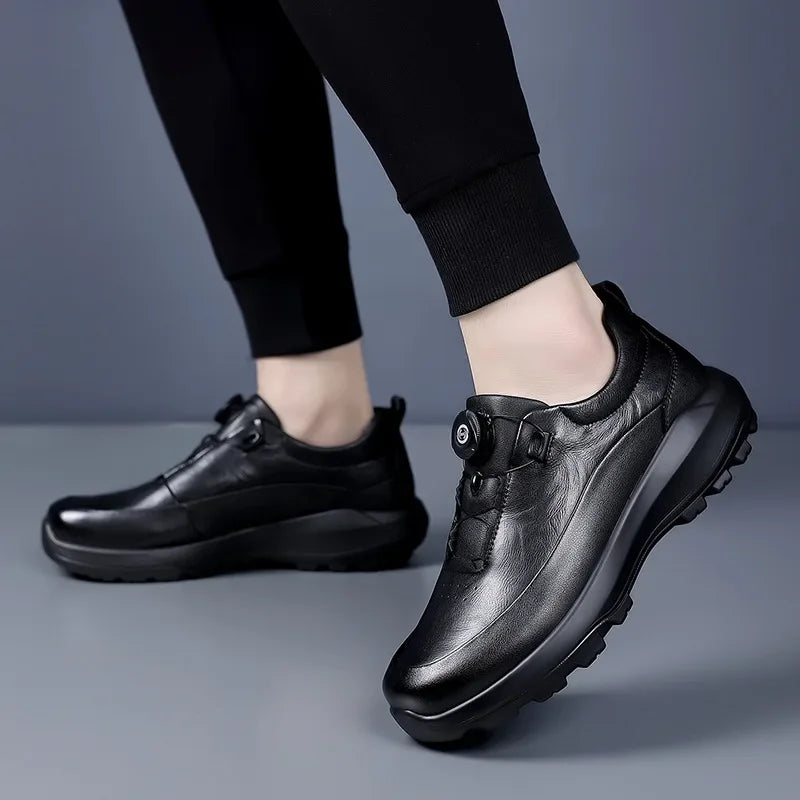 Altair™ Premium Leather Shoe with High-Durability Construction