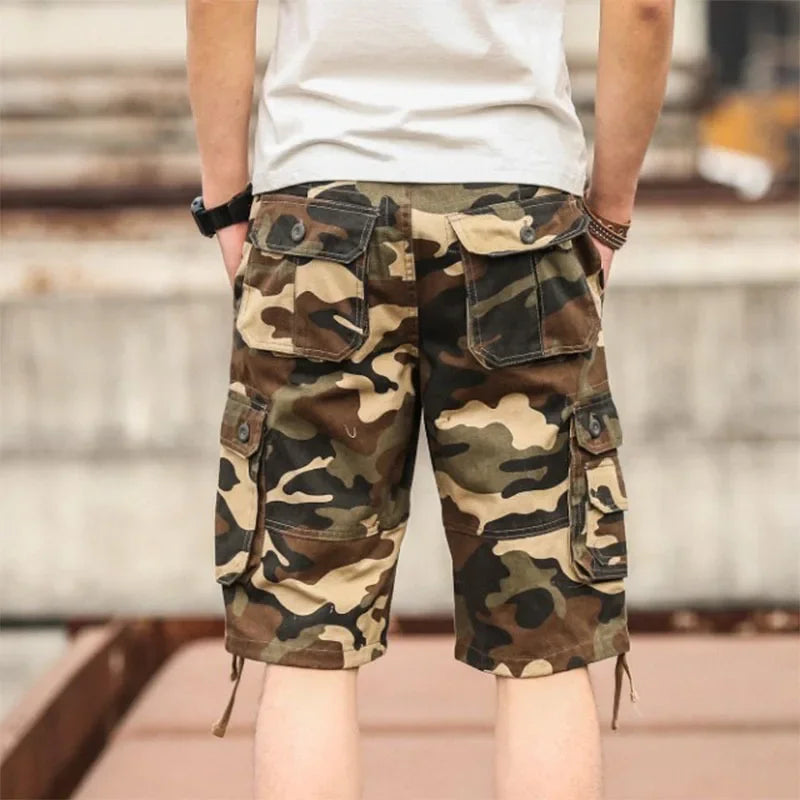 Frontier™ Camouflage Cargo Shorts with Utility Pockets