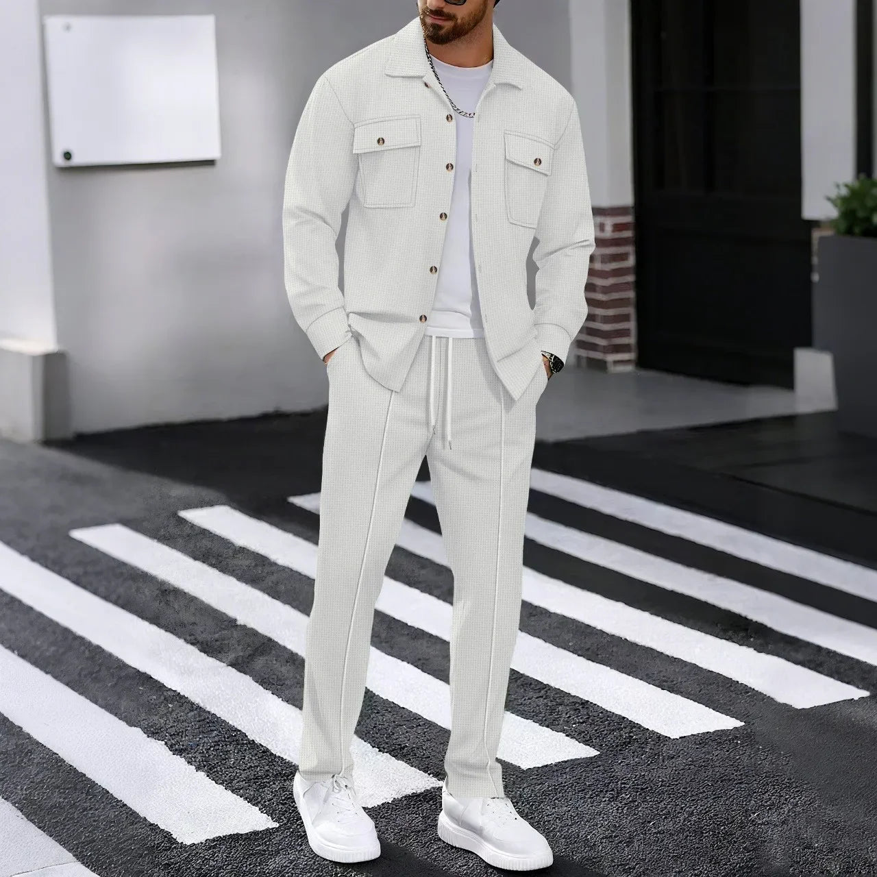 Dominus Elite™ Set with Modern Jacket and Slim-Fit Pants